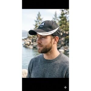 Ahead Unisex Black Incline Village Lake Tahoe Extreme Fit Hat Golf Cap Gorpcore